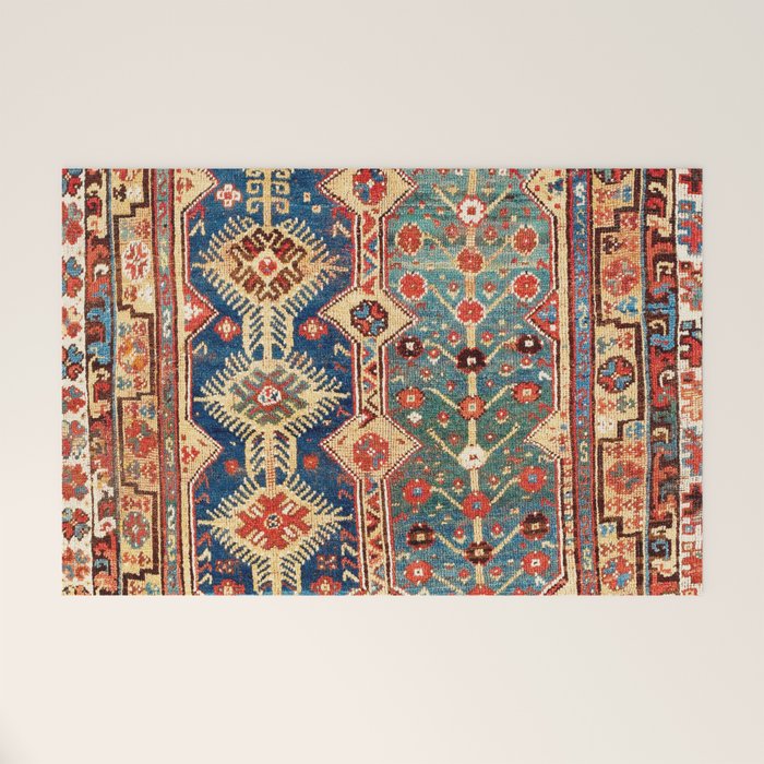 Megri Southwest  Anatolian Rug Print Welcome Mat Gallery Image 1
