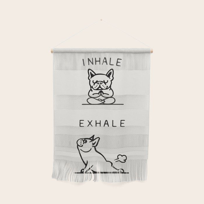 Inhale Exhale Frenchie Wall Hanging Gallery Image 1