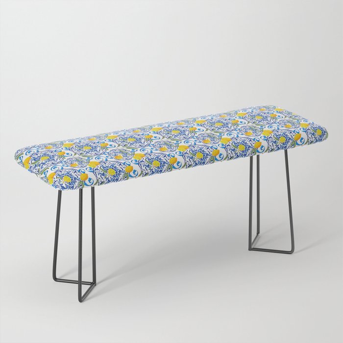Summer,citrus,Mediterranean style,lemon fruit,simple pattern  Bench Gallery Image 1