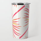 Tropical Fan Palm - Pink Palette Travel Mug Gallery Image 1