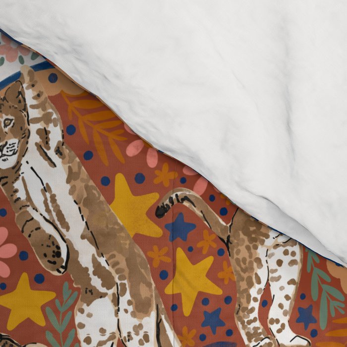 Celestial Sunset Leopard Cubs Comforter Gallery Image 4