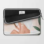 Reading Girl in Bathtub Laptop Sleeve Gallery Image 2