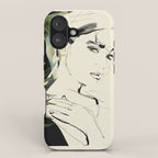 Girl Portrait 4 iPhone Case Gallery Image 1