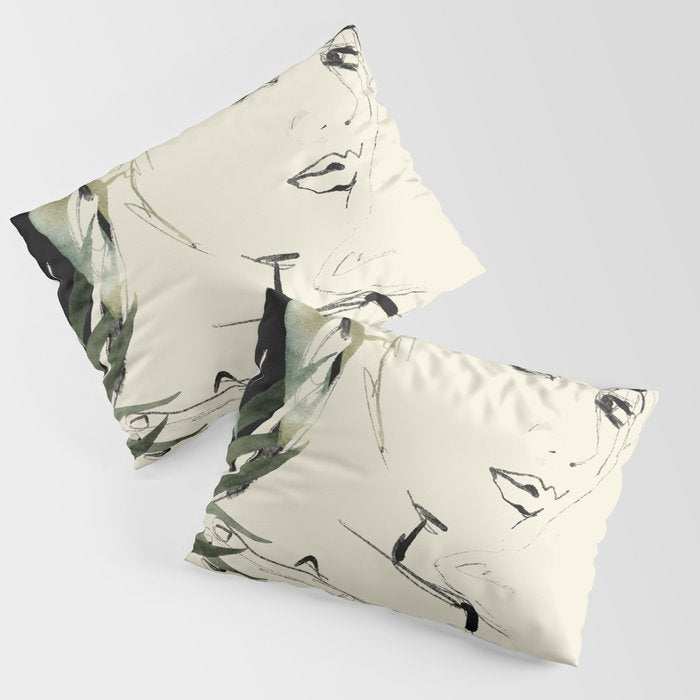 Girl Portrait 4 Pillow Sham Gallery Image 1