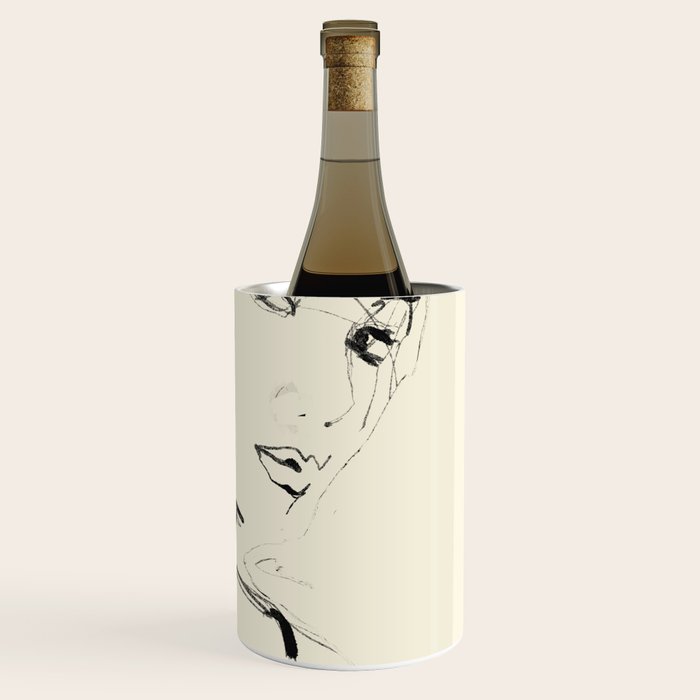 Girl Portrait 4 Wine Chiller Gallery Image 3