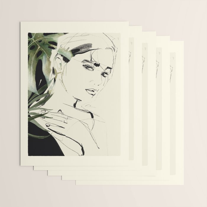 Girl Portrait 4 Wrapping Paper Gallery Image 3