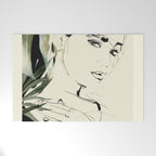 Girl Portrait 4 Welcome Mat Gallery Image 1
