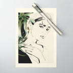 Girl Portrait 4 Wrapping Paper Gallery Image 1