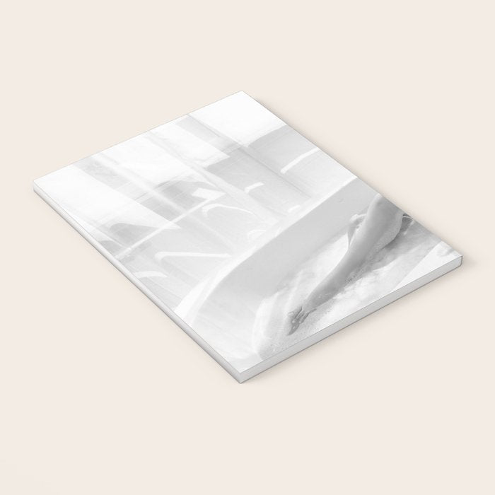 How to live, die, & stay cool in L.A. - Young woman in sunglasses taking a bath black and white photograph - photography - photographs Notebook Gallery Image 3