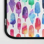 Rainbow Watercolor Popsicles Ice Cream Cones Laptop Sleeve Gallery Image 3