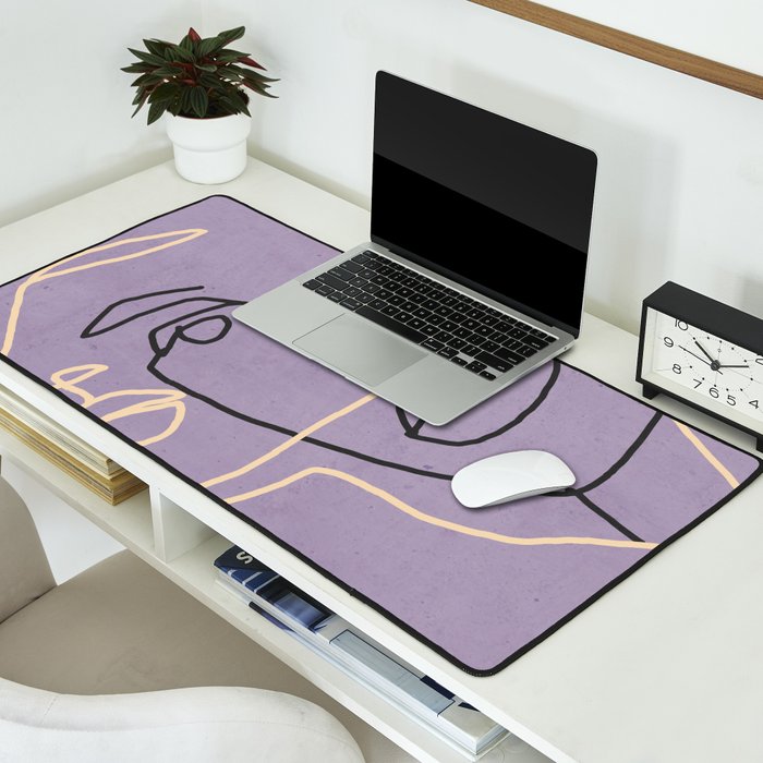Abstract Face 6/1 Desk Mat Gallery Image 2