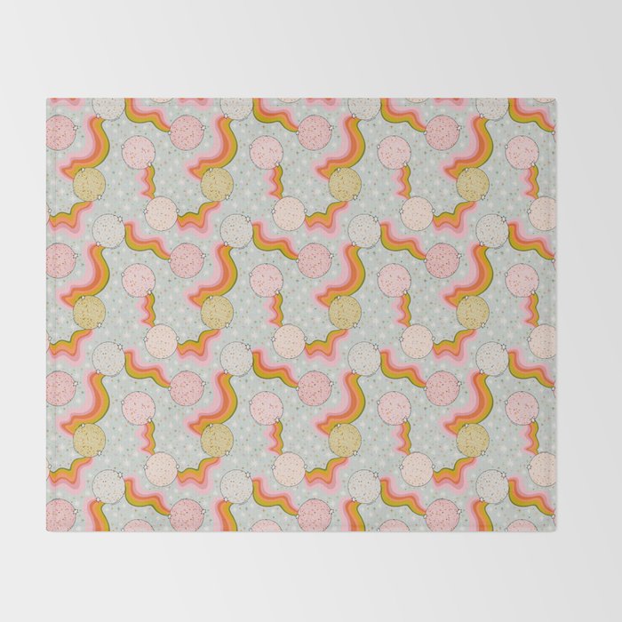 Disco Ball Print Throw Blanket Gallery Image 2