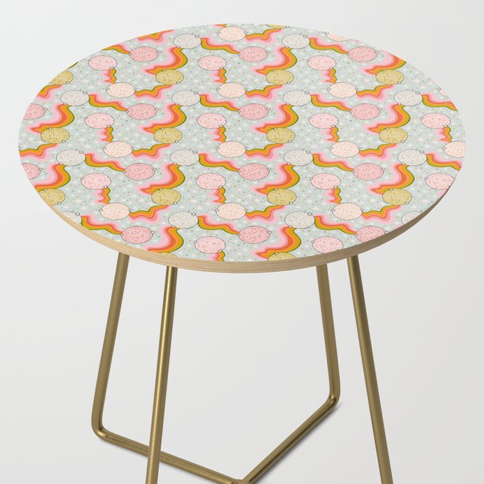Disco Ball Print Side Table Gallery Image 2