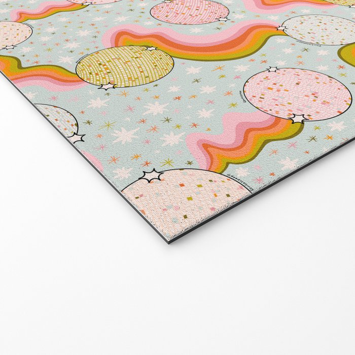 Disco Ball Print Welcome Mat Gallery Image 2