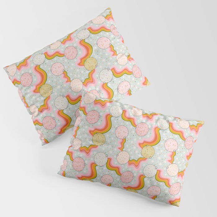 Disco Ball Print Pillow Sham Gallery Image 1