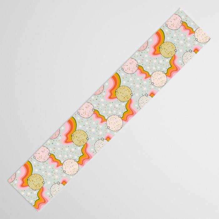 Disco Ball Print Table Runner Gallery Image 3