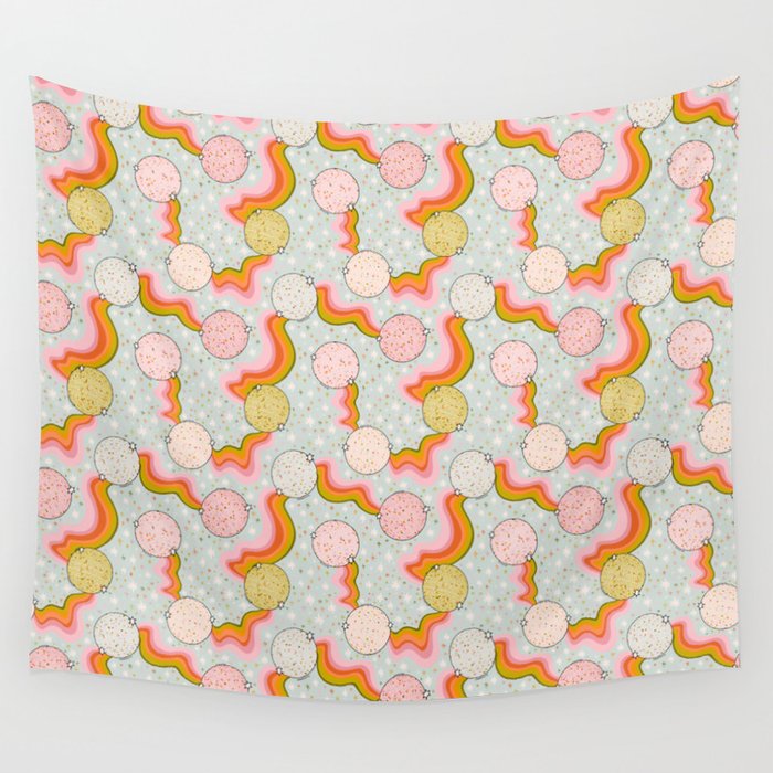 Disco Ball Print Wall Tapestry Gallery Image 4