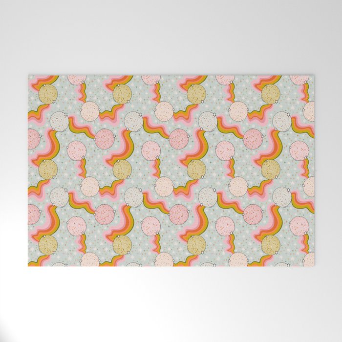 Disco Ball Print Welcome Mat Gallery Image 1