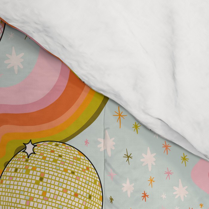 Disco Ball Print Comforter Gallery Image 4