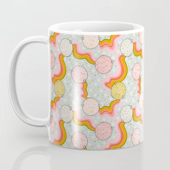 Disco Ball Print Coffee Mug Gallery Image 3