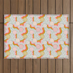 Disco Ball Print Outdoor Rug Gallery Image 1