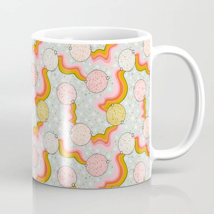 Disco Ball Print Coffee Mug Gallery Image 1