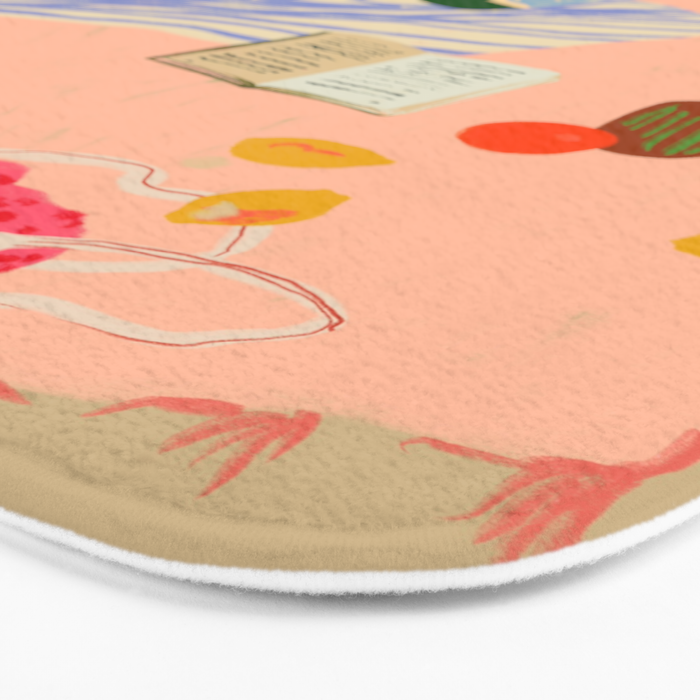 BEACH PICNIC Bath Mat Gallery Image 3