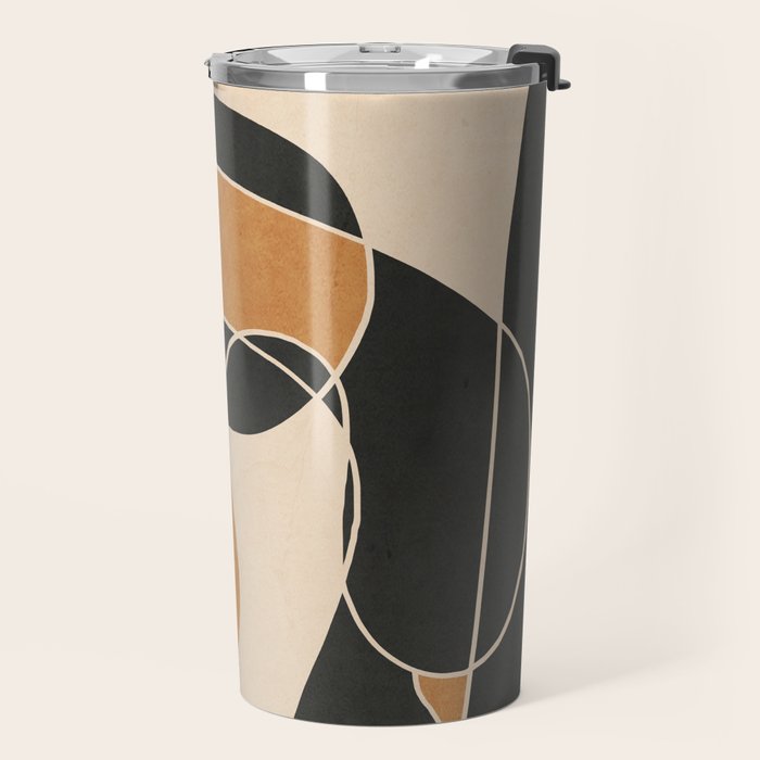 Modern Abstract Minimal Art 25 Travel Mug Gallery Image 2