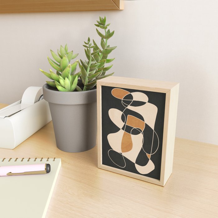 Modern Abstract Minimal Art 25 Mini Art Print Gallery Image 2