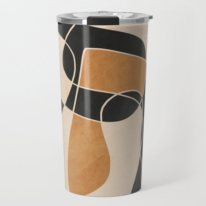 Modern Abstract Minimal Art 25 Travel Mug Gallery Image 1