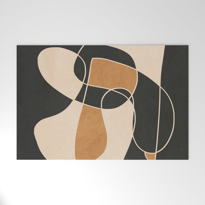 Modern Abstract Minimal Art 25 Welcome Mat Gallery Image 1