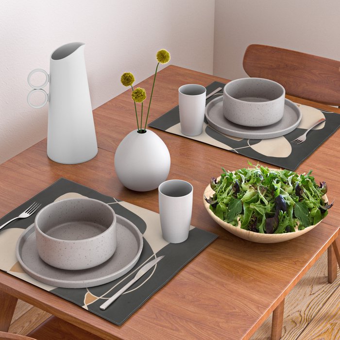 Modern Abstract Minimal Art 25 Placemat Gallery Image 2
