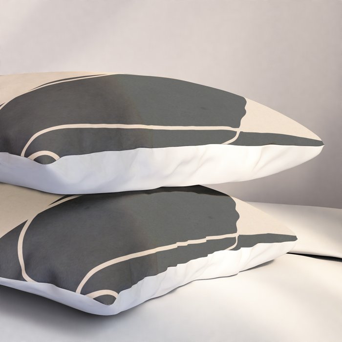 Modern Abstract Minimal Art 25 Pillow Sham Gallery Image 3
