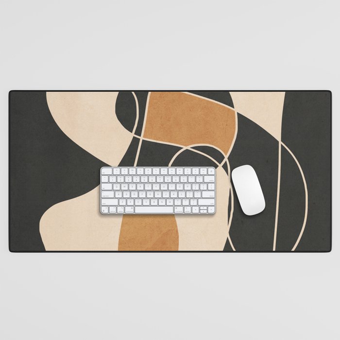 Modern Abstract Minimal Art 25 Desk Mat Gallery Image 1
