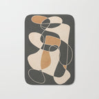 Modern Abstract Minimal Art 25 Bath Mat Gallery Image 1