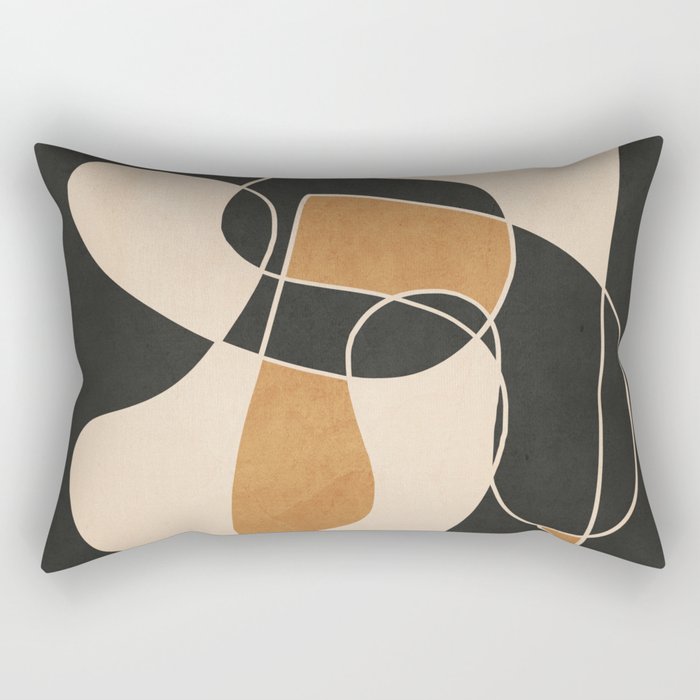 Modern Abstract Minimal Art 25 Rectangular Pillow Gallery Image 2