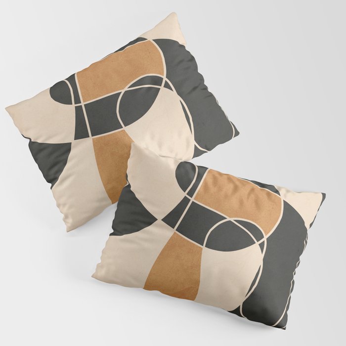 Modern Abstract Minimal Art 25 Pillow Sham Gallery Image 3