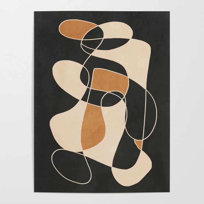 Modern Abstract Minimal Art 25 Poster Gallery Image 4
