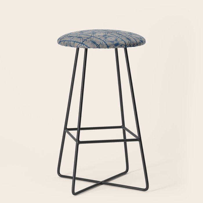 Shibori Mirror Stool Gallery Image 1