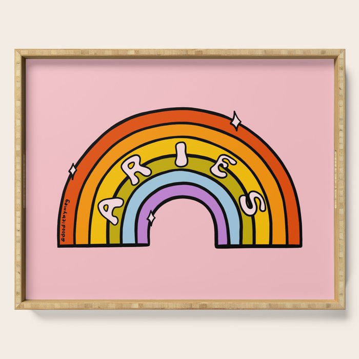 Aries Rainbow Serving Tray Gallery Image 1