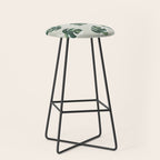 Monstera Cat pattern 1 Stool Gallery Image 1