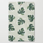 Monstera Cat pattern 1 Cutting Board Gallery Image 1