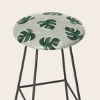 Monstera Cat pattern 1 Stool Gallery Image 2