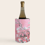 Van Gogh Timeless Almond Blossoms: White Blooms on a Classic Sweet Pink Canvas Wine Chiller Gallery Image 2