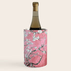 Van Gogh Timeless Almond Blossoms: White Blooms on a Classic Sweet Pink Canvas Wine Chiller Gallery Image 3