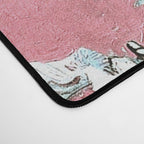 Van Gogh Timeless Almond Blossoms: White Blooms on a Classic Sweet Pink Canvas Desk Mat Gallery Image 4