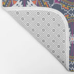 apache, tribal pattern in grey Bath Mat Gallery Image 2