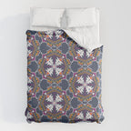 apache, tribal pattern in grey Duvet Cover Gallery Image 6