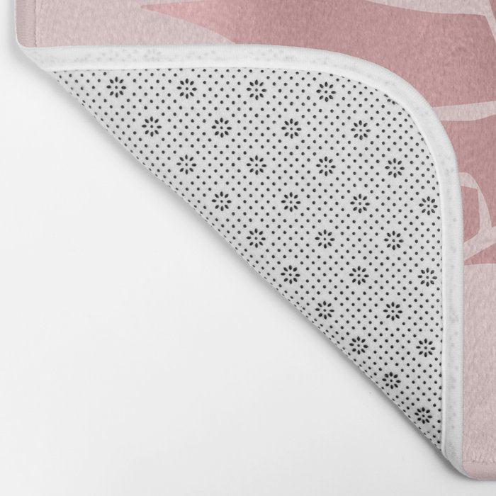 Big Pineapple in Pink Bath Mat Gallery Image 2