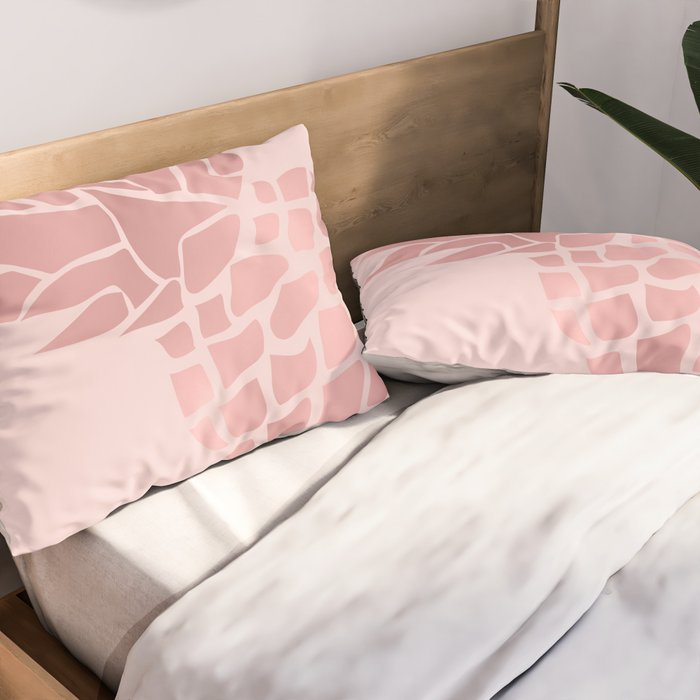 Big Pineapple in Pink Pillow Sham Gallery Image 2